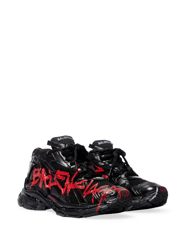 Balenciaga Runner "Graffiti Black Red"
