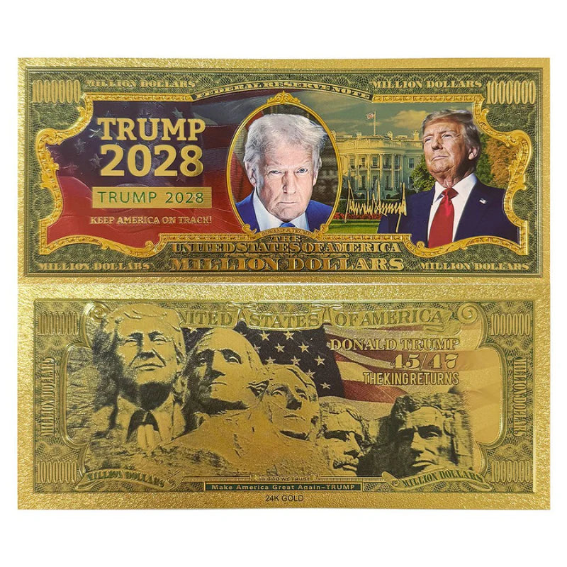 Trump 2028 Gold Buck Bill Pack