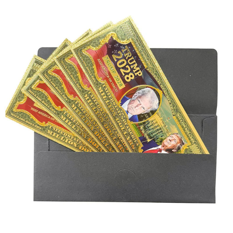 Trump 2028 Gold Buck Bill Pack
