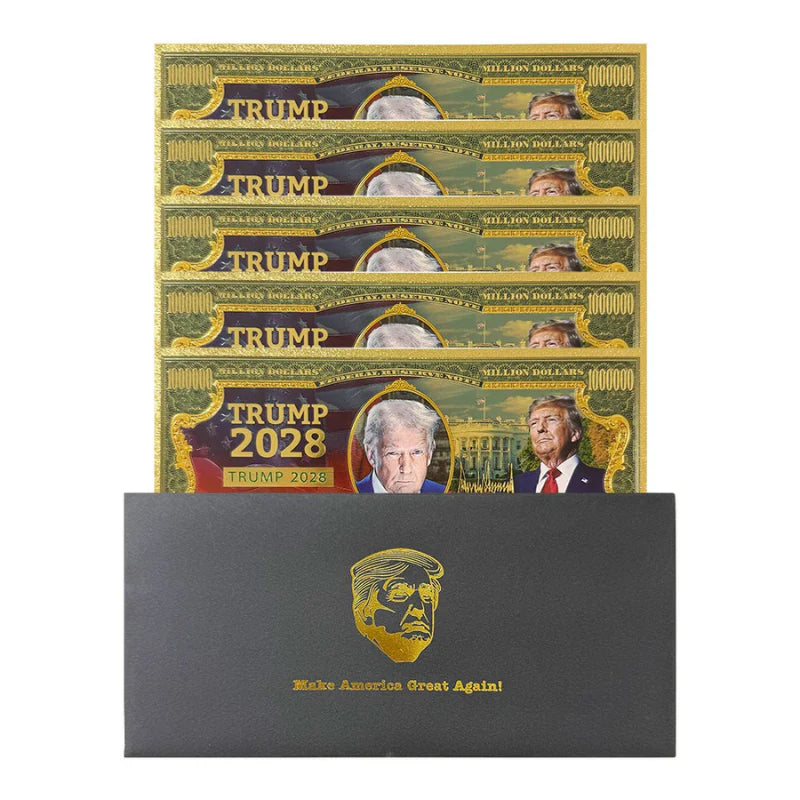 Trump 2028 Gold Buck Bill Pack